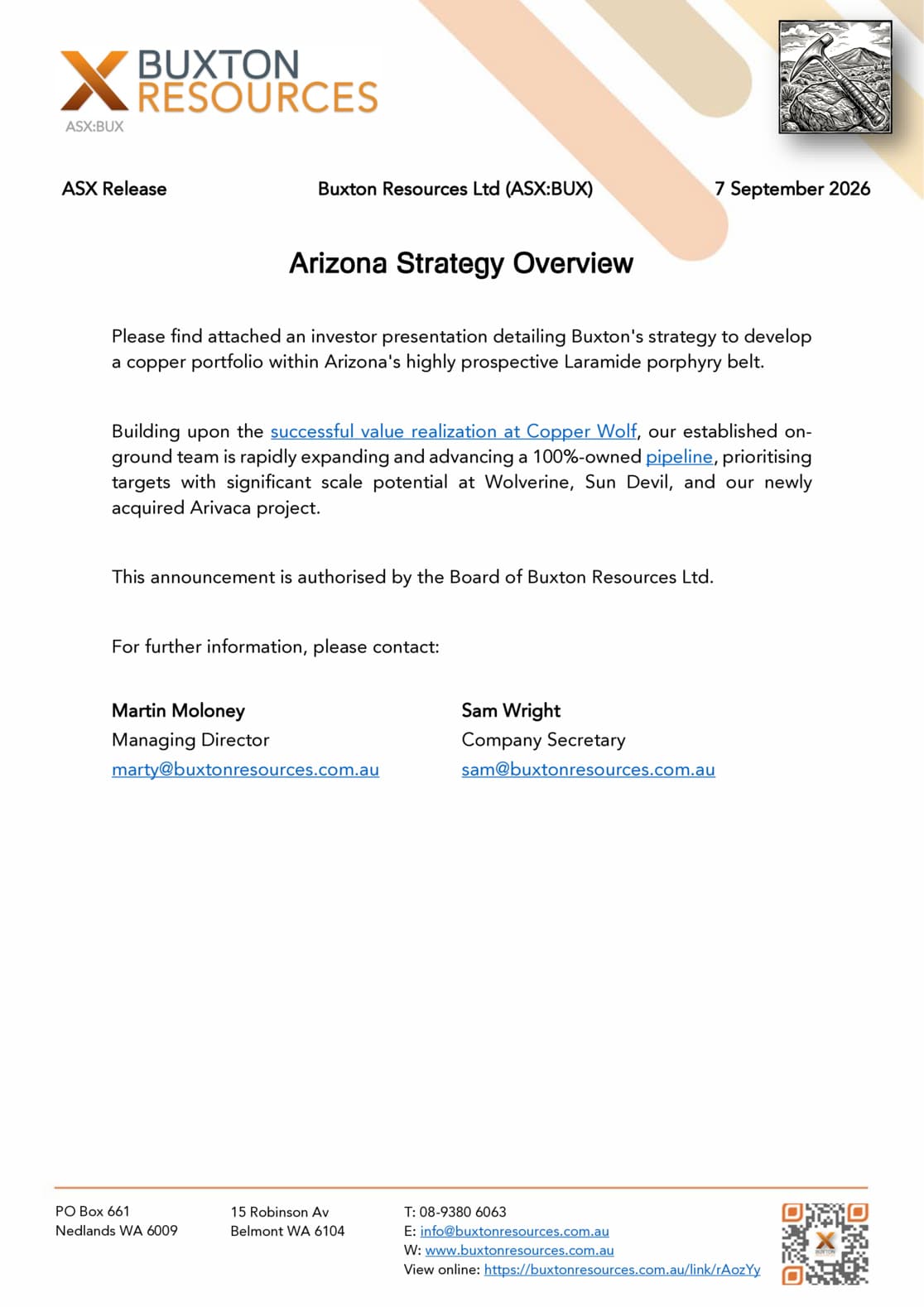 Arizona Strategy Overview